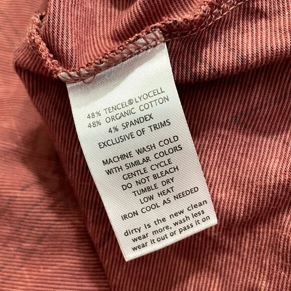 Toad & Co Cue Wrap Cafe Dress Short Sleeve Brown Size Large Travel Effortless - Picture 9 of 9